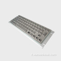Tastiera in metallo braille con touch pad